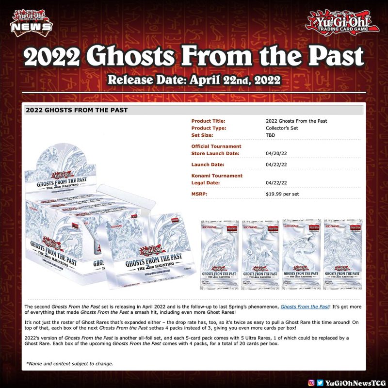 ❰2022 𝗚𝗵𝗼𝘀𝘁𝘀 𝗙𝗿𝗼𝗺 𝘁𝗵𝗲 𝗣𝗮𝘀𝘁❱Are you ready for more Ghost Rare cards A US distr...