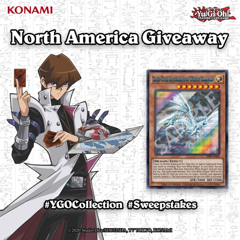 North America Duelists! Don't forget to enter the sweepstakes to win a blue-lett...