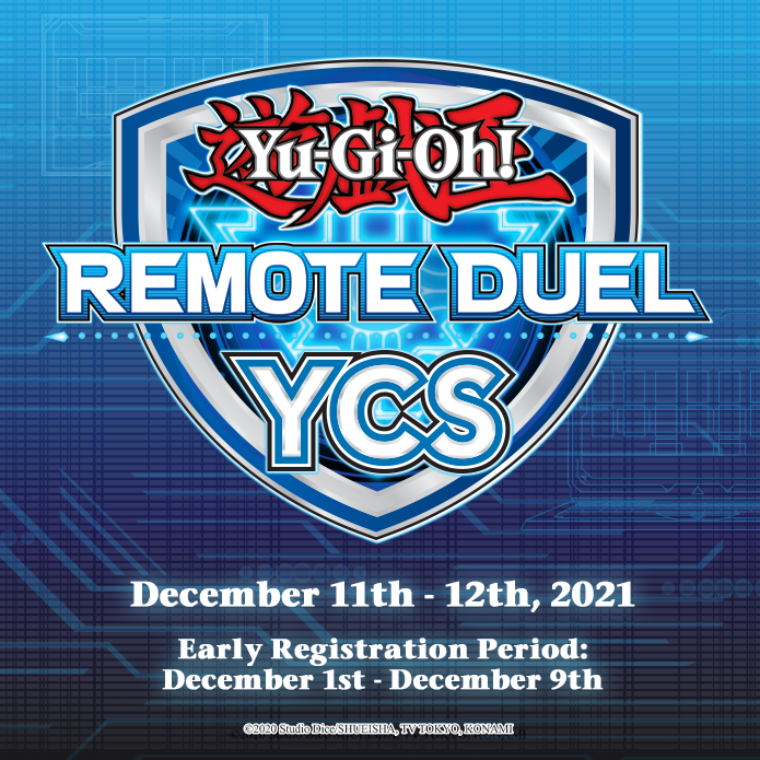The next Remote Duel YCS coming up on December 11-12! Registration is now open u...