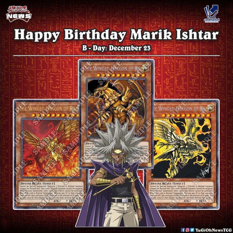 ❰𝗕 - 𝗗𝗮𝘆❱Today is Marik’s BirthdayWhich Art of “The Winged Dragon of Ra” is yo...