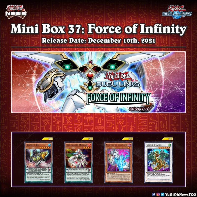 ❰𝗗𝘂𝗲𝗹 𝗟𝗶𝗻𝗸𝘀❱The 37th Mini Box: “Force of Infinity” has been officially revealed...