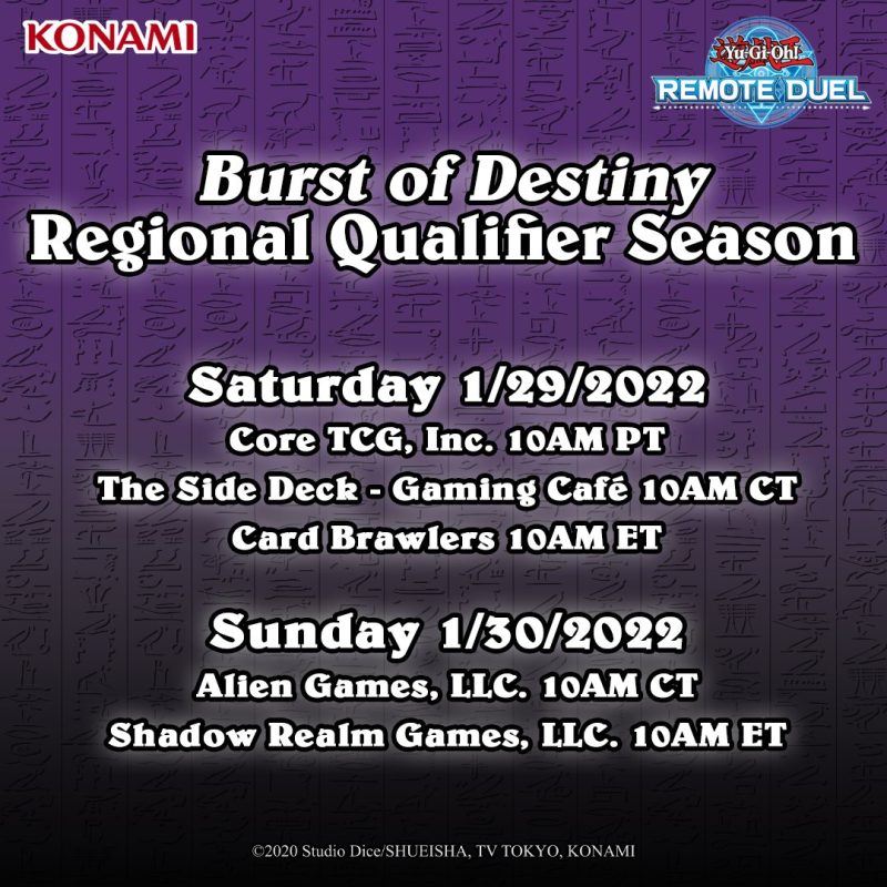 Regional Qualifiers are here! Join a competitive tournament where Duelists compe...