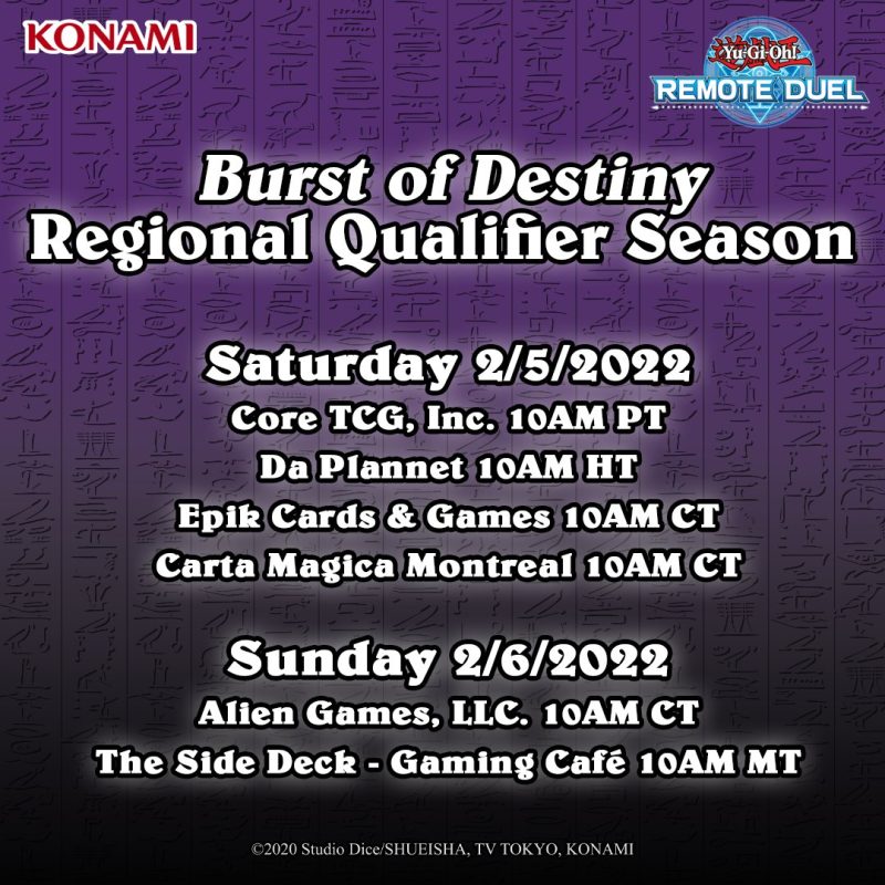 Regional Qualifiers are here! Join a competitive tournament where Duelists compe...
