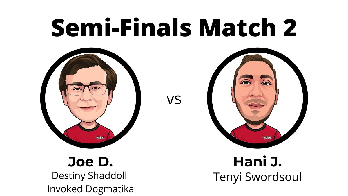 The Second Match of the Remote Duel YCS Semi-Finals will be Joe D. versus Hani J...