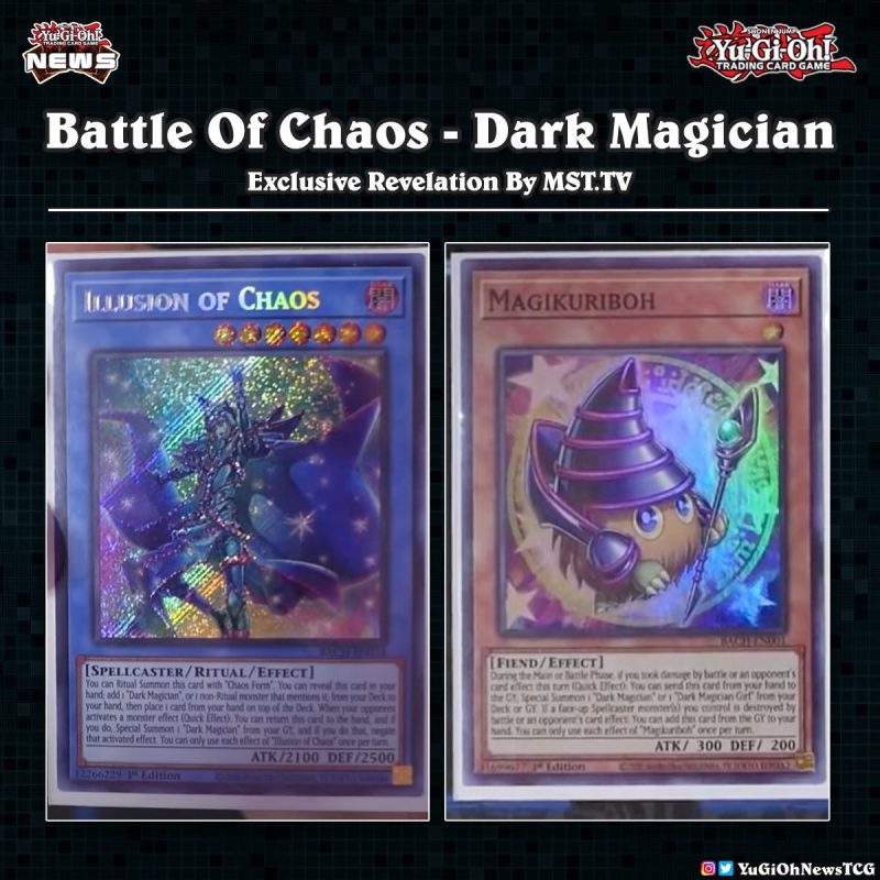 ❰𝗕𝗮𝘁𝘁𝗹𝗲 𝗢𝗳 𝗖𝗵𝗮𝗼𝘀❱The new “Dark Magician” cards from the upcoming “Battle Of Cha...