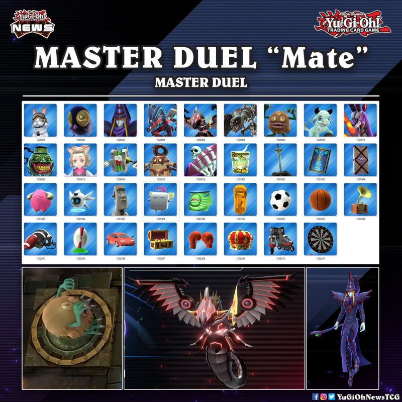 ❰𝗠𝗔𝗦𝗧𝗘𝗥 𝗗𝗨𝗘𝗟❱The “Mate” icons of MASTER DUEL has been leaked #YuGiOh #遊戯王 #유희왕 ...