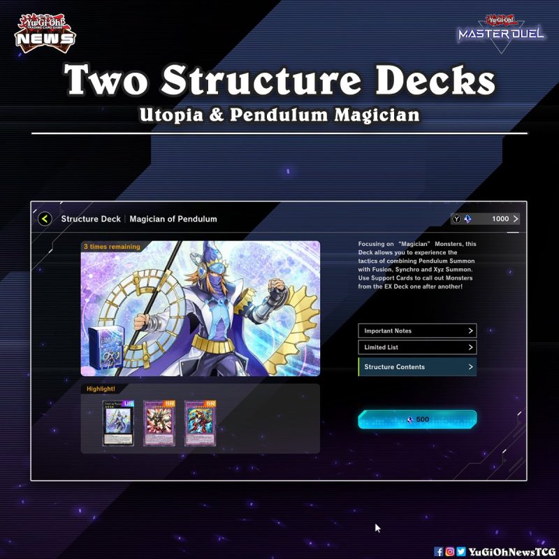 ❰𝗠𝗔𝗦𝗧𝗘𝗥 𝗗𝗨𝗘𝗟❱Two Structure Decks are now available in MASTER DUEL #YuGiOh #遊戯王 ...