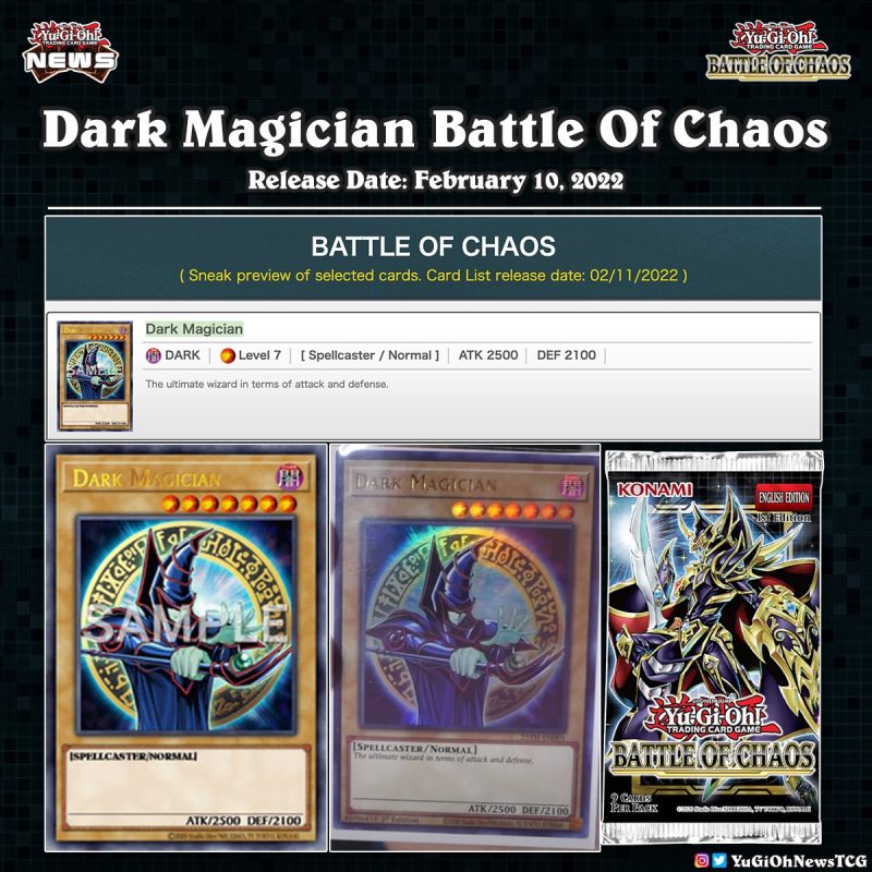 ❰𝗕𝗮𝘁𝘁𝗹𝗲 𝗢𝗳 𝗖𝗵𝗮𝗼𝘀❱Now it’s official the new Dark Magician Alternative Art has be...