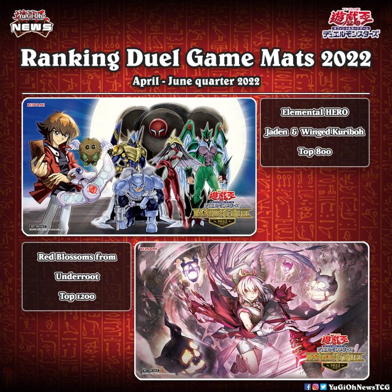 ❰𝗥𝗮𝗻𝗸𝗶𝗻𝗴 𝗗𝘂𝗲𝗹❱New Ranking Duel Game Mats have been announced for Japan (OCG) #遊...