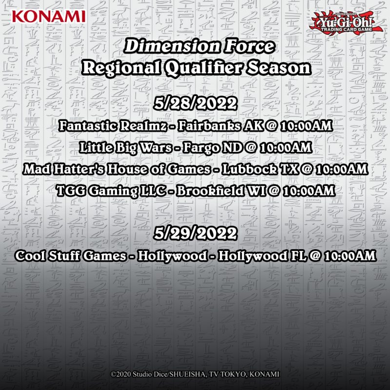 Attend a Dimension Force Regional Qualifier this weekend!   Join a competitive...