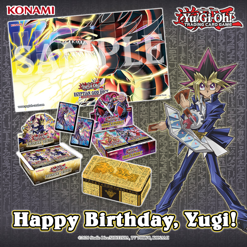 Happy birthday to the one and only Yugi Muto! We are celebrating by giving away ...