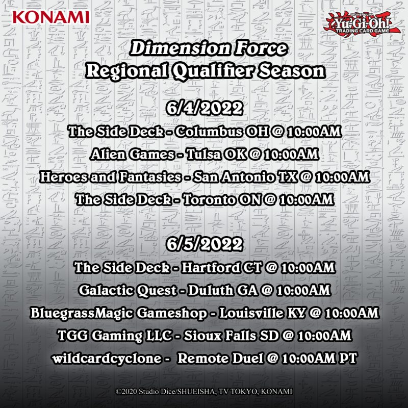 Regional Qualifiers for the Dimension Force season are this weekend!Join a com...