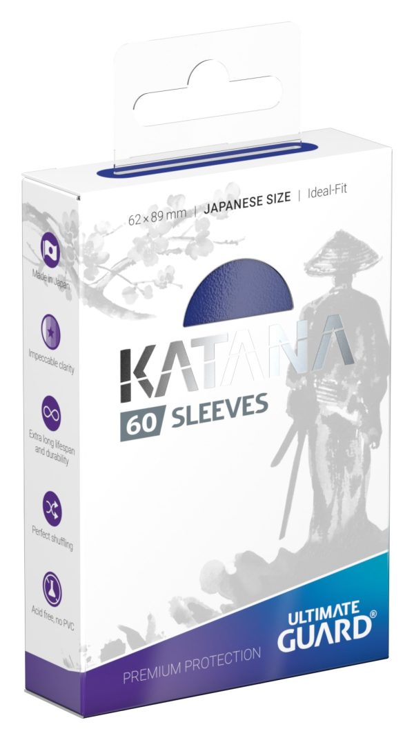 Ultimate Guard Sleeves Japanese Katana Blue 60-Count