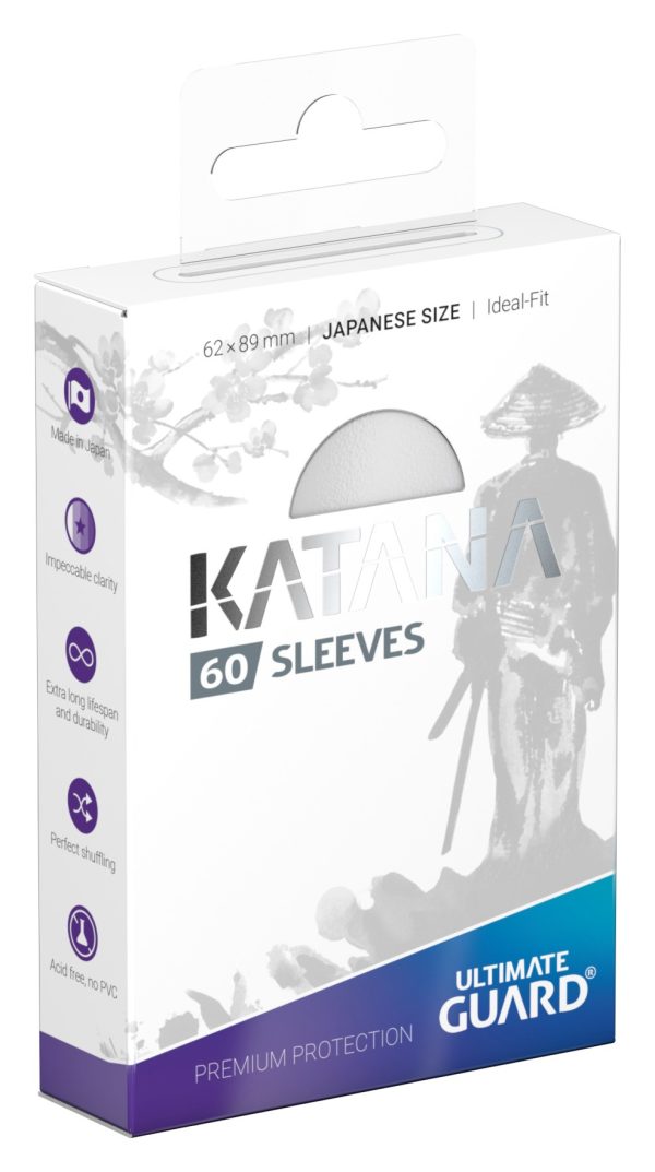 Ultimate Guard Sleeves Japanese Katana White 60-Count