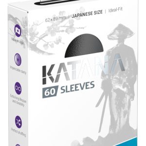Ultimate Guard Sleeves Japanese Katana Black 60-Count
