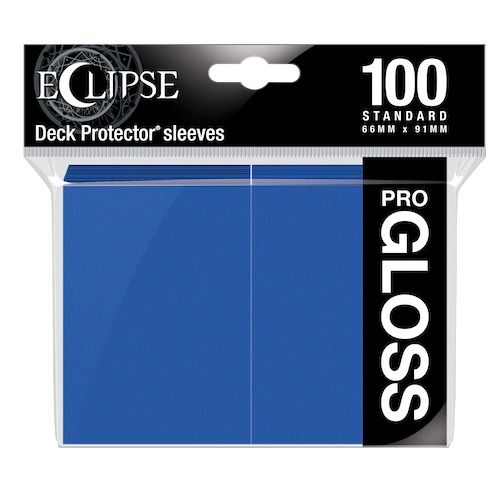 Ultra Pro Sleeves Eclipse Gloss Pacific Blue 100 Count