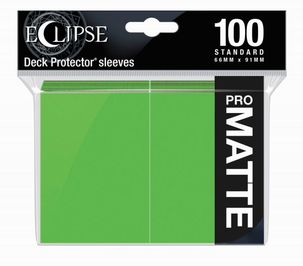 Ultra Pro Sleeves Eclipse Matte Lime Green 100-Count