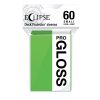 Ultra Pro Sleeves Small Eclipse Gloss Lime Green 60 Count