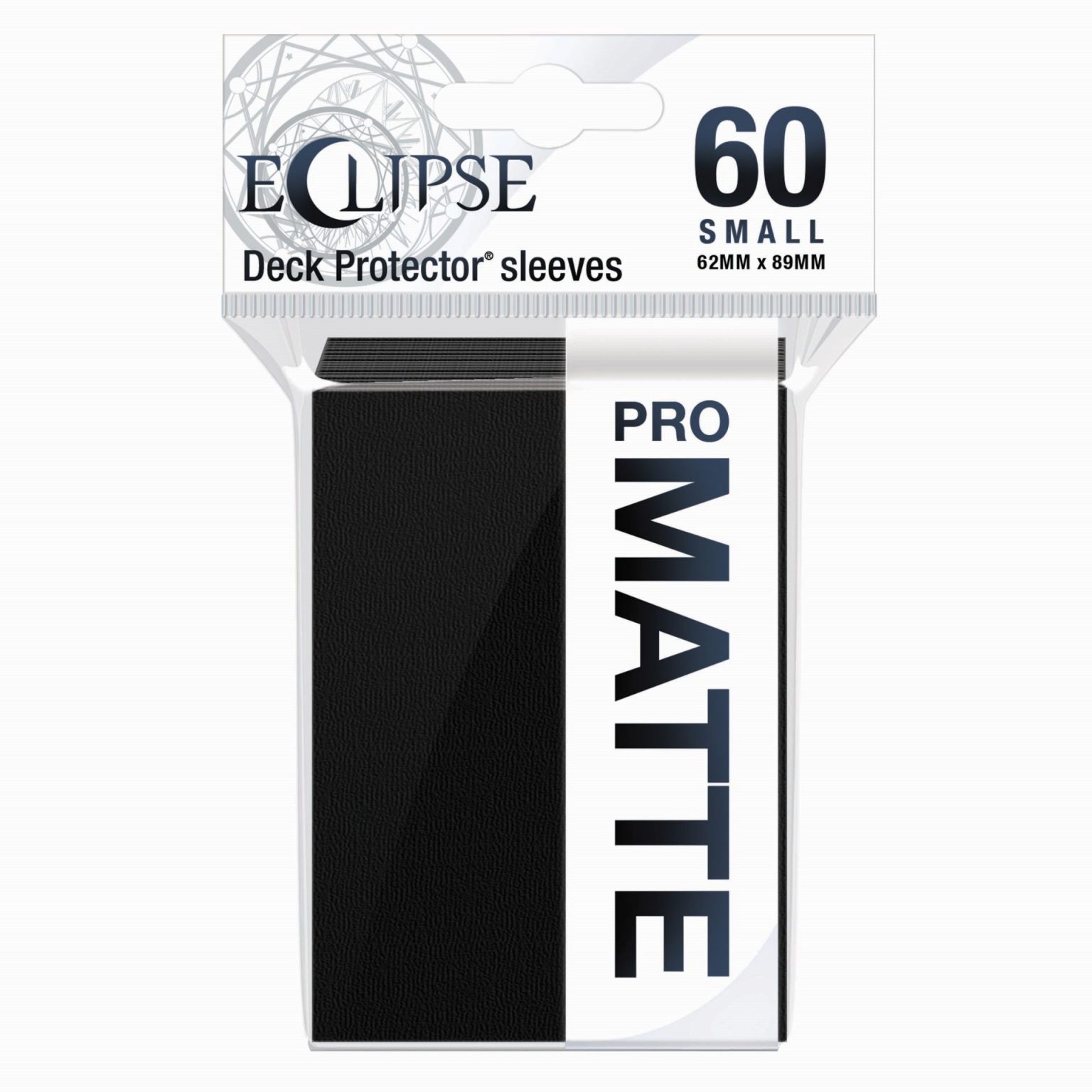Ultra Pro Sleeves Small Eclipse Matte Jet Black 60-Count