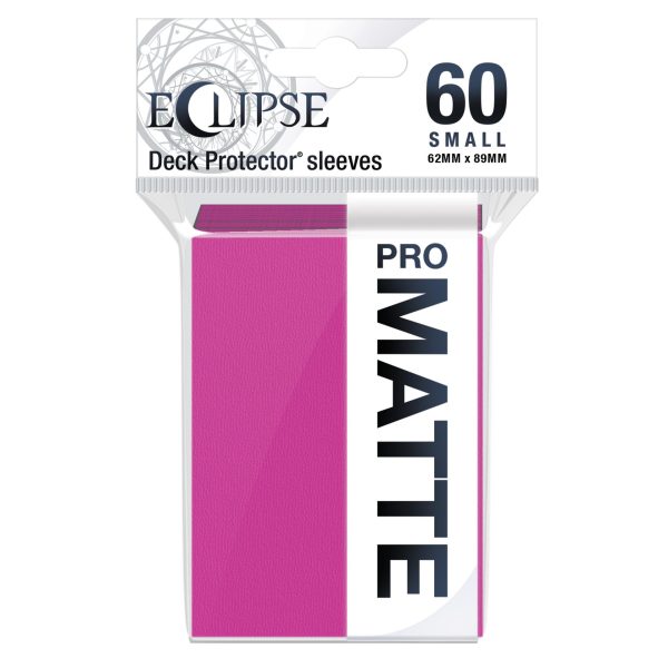 Ultra Pro Sleeves Small Eclipse Matte Hot Pink 60 Count