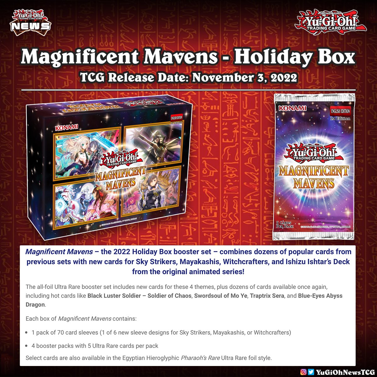 ❰𝗠𝗮𝗴𝗻𝗶𝗳𝗶𝗰𝗲𝗻𝘁 𝗠𝗮𝘃𝗲𝗻𝘀❱The TCG version of the OCG “Secret Shiny Box” has been anno...