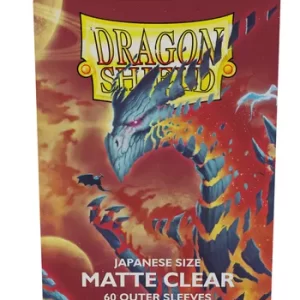 Dragon Shield Japanese Size Matte Clear Outer Sleeves (60-Pack)