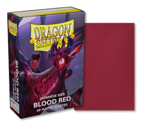 Dragon Shield 60CT Mini Matte Blood Red
