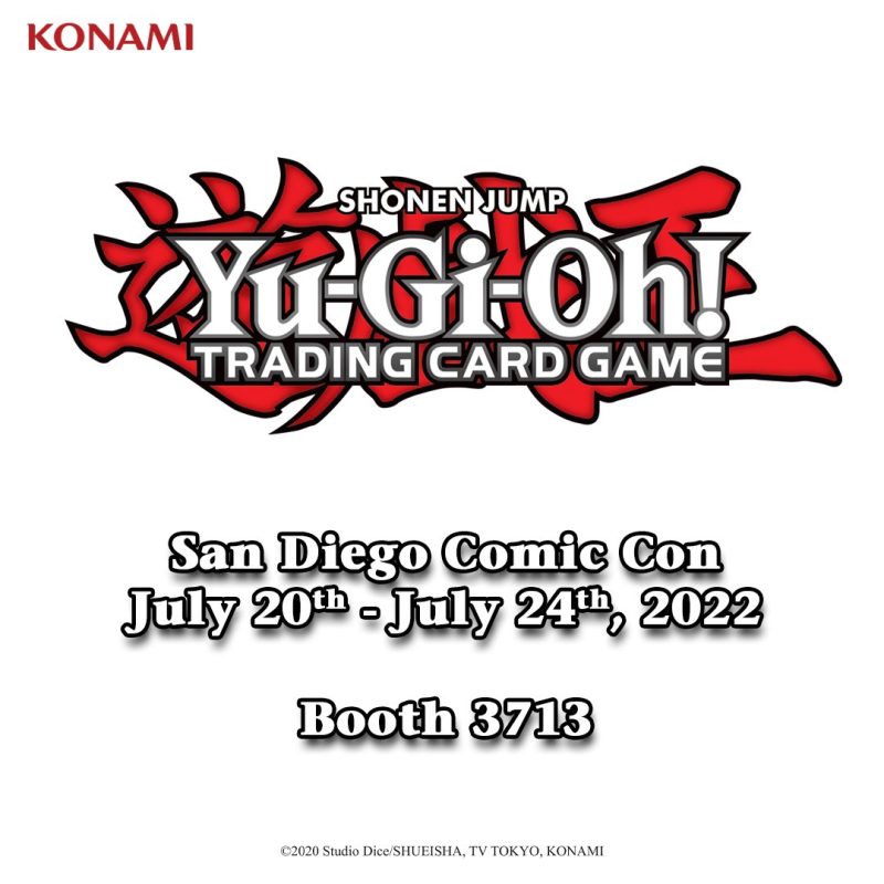 We're attending #SDCC2022. Stop by KONAMI Booth #3713, from July 20-24 for givea...