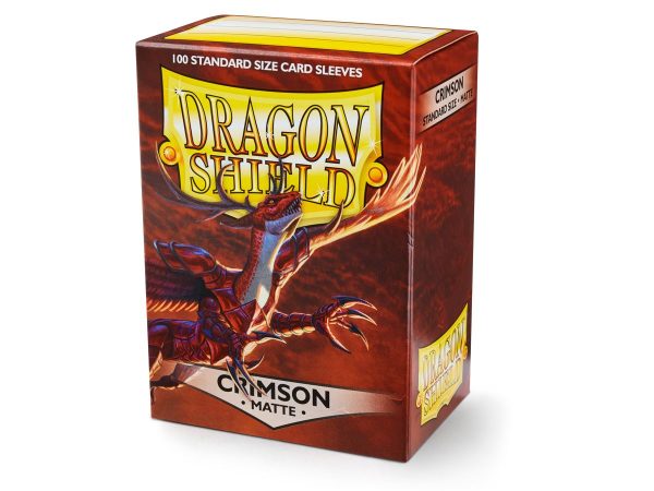 Dragon Shield 100ct Box Deck Protector Matte Crimson