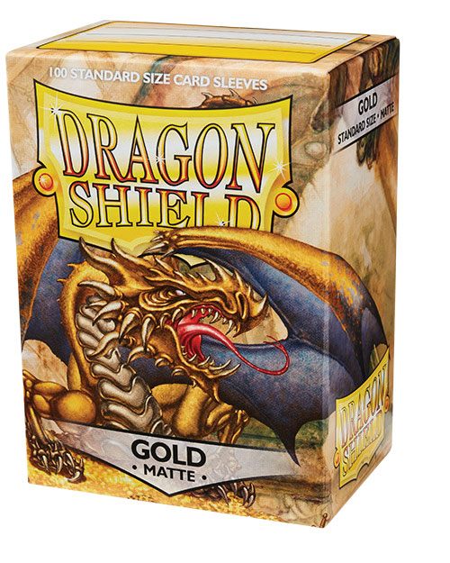 Dragon Shield Gold - Classic Sleeves - Standard Size 100 CT