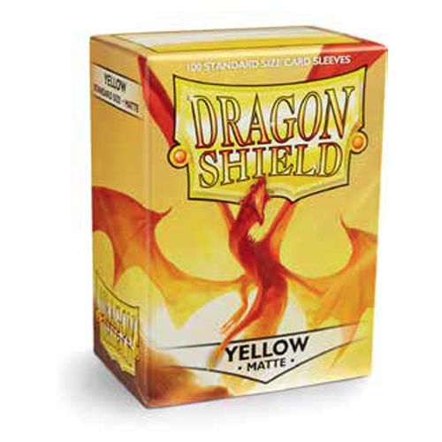 Dragon Shield 100ct Box Deck Protector Matte Yellow