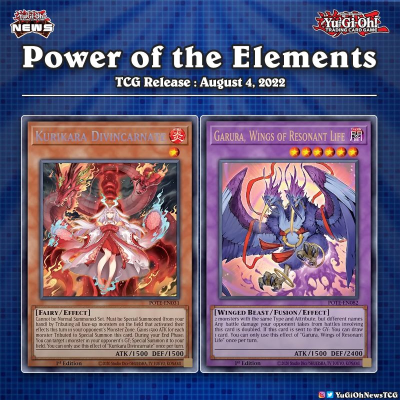 ❰𝗣𝗼𝘄𝗲𝗿 𝗢𝗳 𝗧𝗵𝗲 𝗘𝗹𝗲𝗺𝗲𝗻𝘁𝘀❱In every Yu-Gi-Oh! TCG core booster set there are cards ...