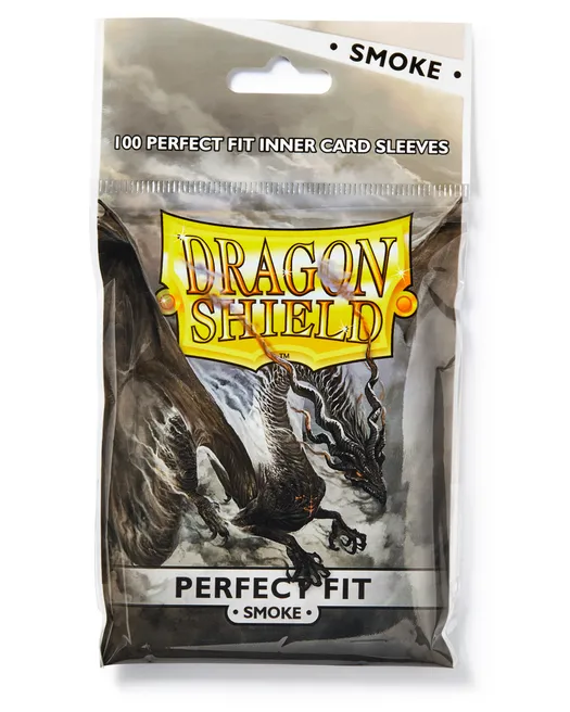 Dragon Shield Perfect Fit - Clear/Smoke (100-Pack)