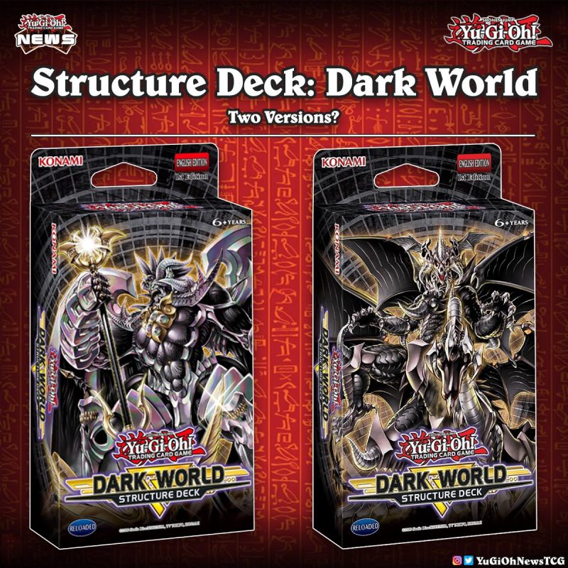 ❰𝗦𝘁𝗿𝘂𝗰𝘁𝘂𝗿𝗲 𝗗𝗲𝗰𝗸: 𝗗𝗮𝗿𝗸 𝗪𝗼𝗿𝗹𝗱❱Did the TCG change the art of the Structure Deck or...