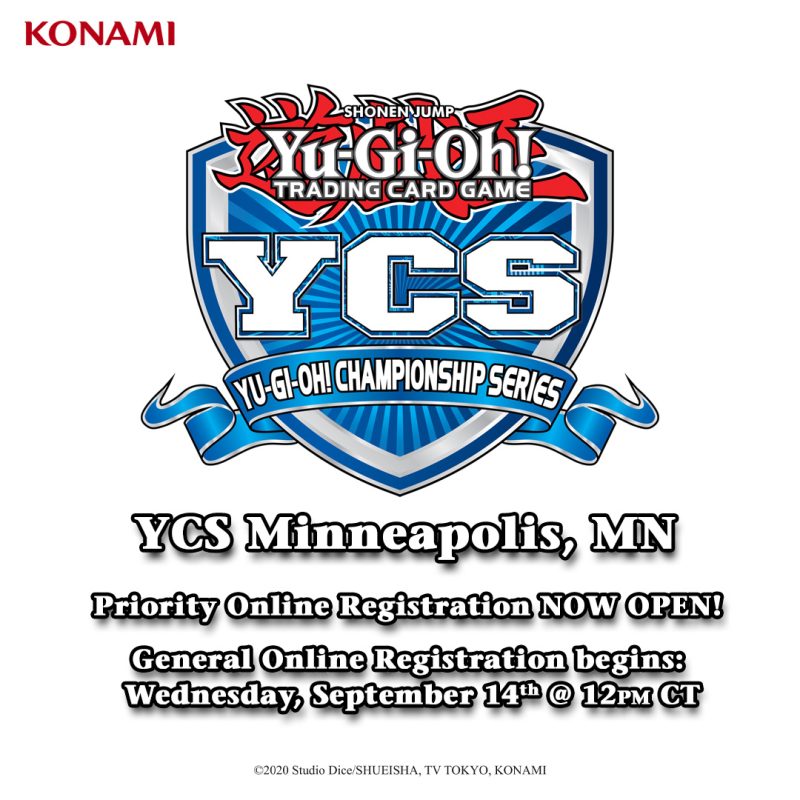 Priority online registration for YCS Minneapolis is now open for Duelists who re...