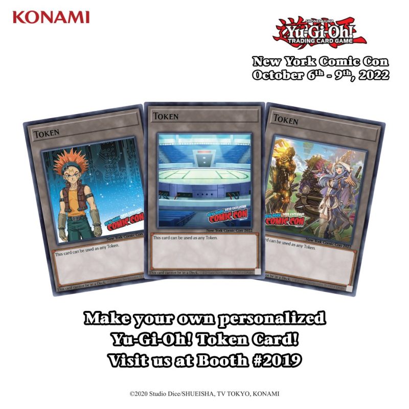 Have you created your own personalized Yu-Gi-Oh! Token Card yet at #NYCC? Today'...