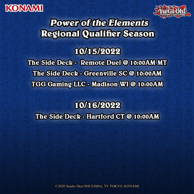 The LAST Regional Qualifiers for the Power of the Elements are this weekend!Jo...
