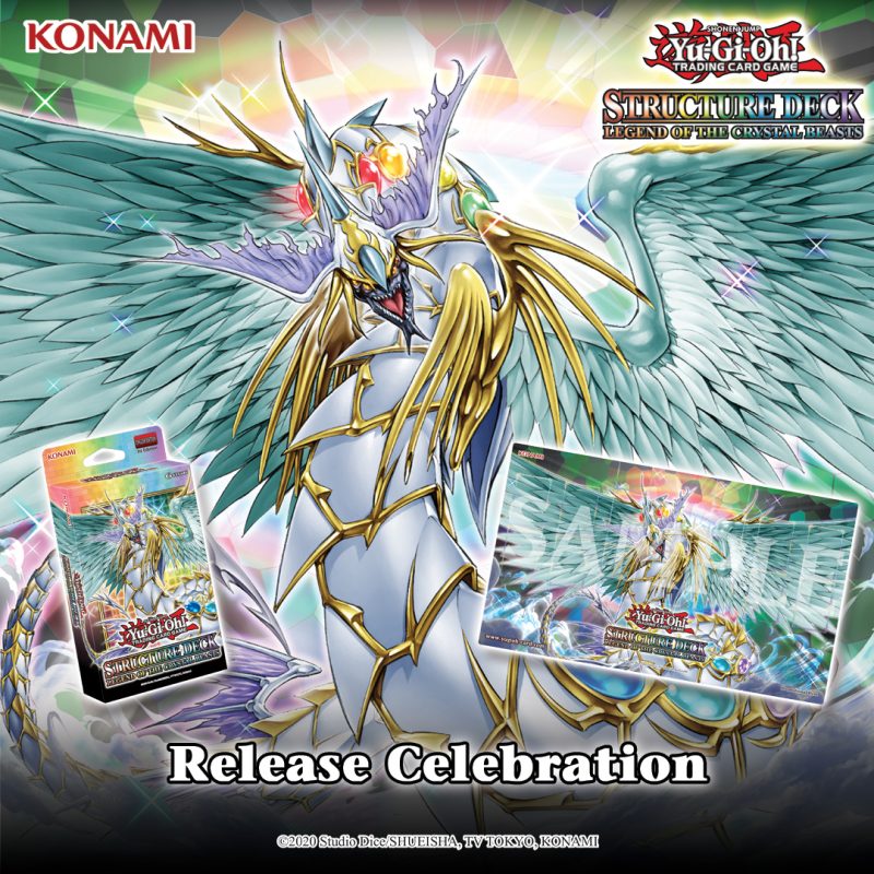 The Structure Deck: Legend of the Crystal Beasts Release Celebration is happenin...