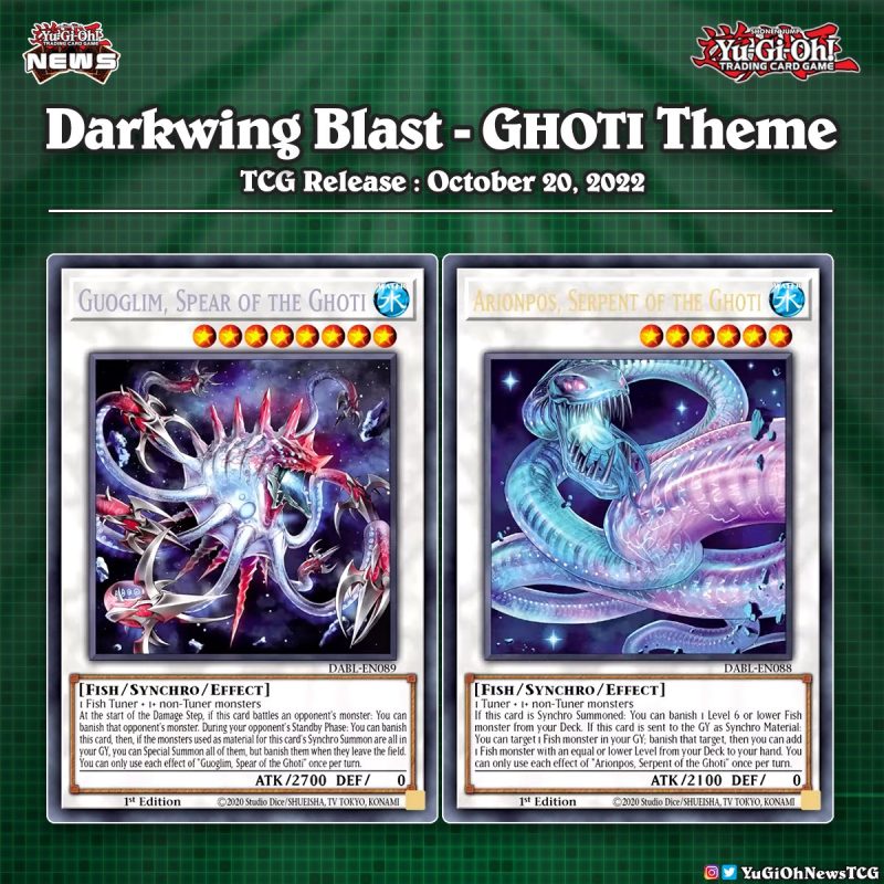 ❰𝗗𝗮𝗿𝗸𝘄𝗶𝗻𝗴 𝗕𝗹𝗮𝘀𝘁❱@dzeeff revealed the new GHOTI support from the upcoming TCG co...