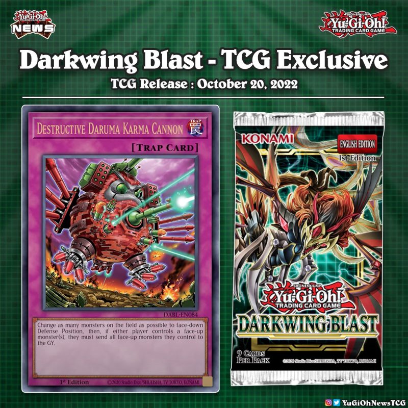 ❰𝗗𝗮𝗿𝗸𝘄𝗶𝗻𝗴 𝗕𝗹𝗮𝘀𝘁❱@tomboxcreations revealed a TCG exclusive Trap card #遊戯王 #YuGiO...