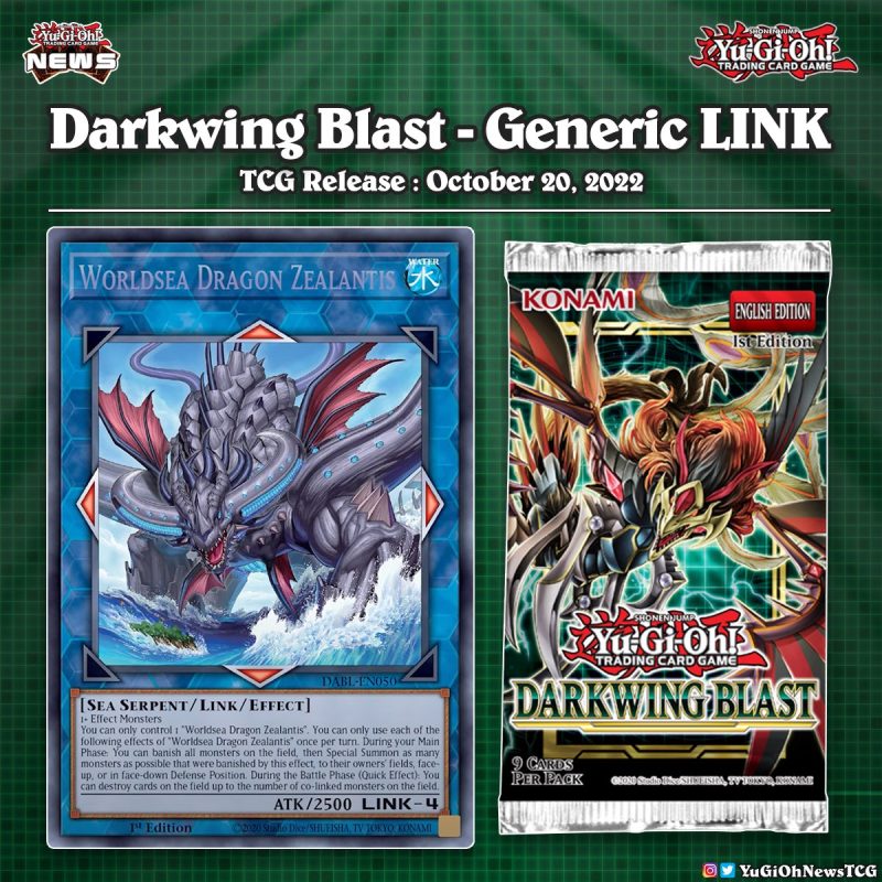 ❰𝗗𝗮𝗿𝗸𝘄𝗶𝗻𝗴 𝗕𝗹𝗮𝘀𝘁❱@tomboxcreations revealed a generic LINK card #遊戯王 #YuGiOh #유희왕...