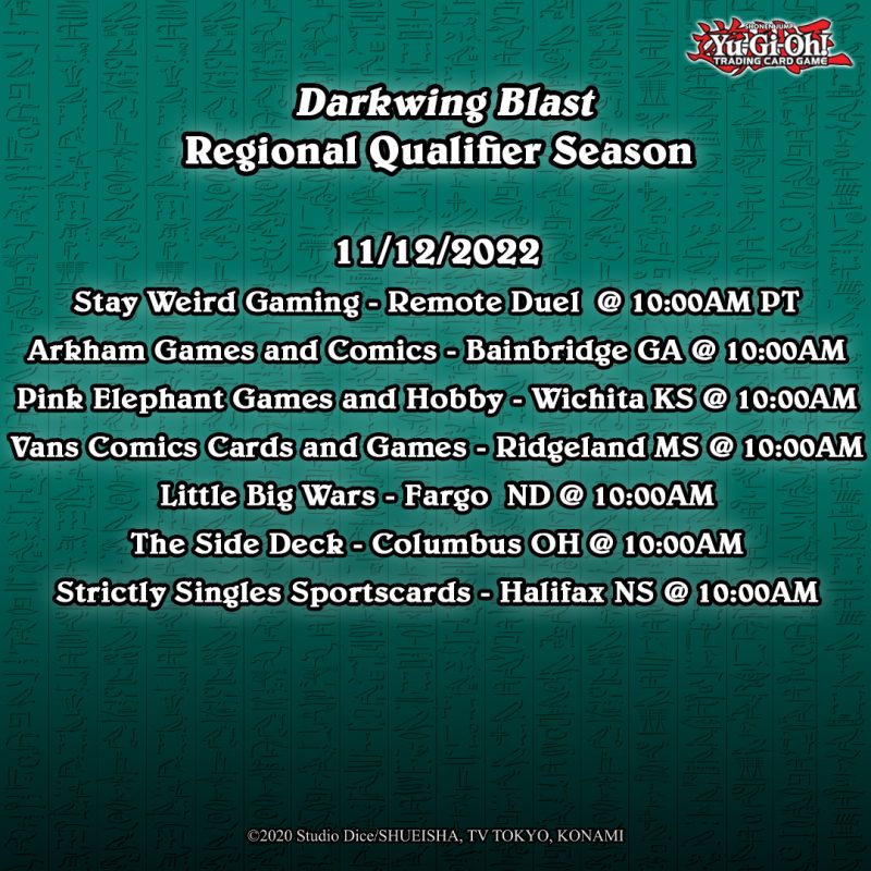 WCQ Regional Qualifiers for Darkwing Blast start this weekend!   Join a compet...