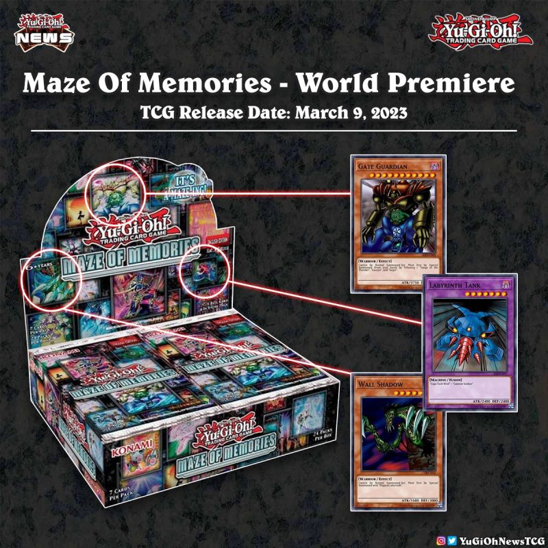❰𝗠𝗮𝘇𝗲 𝗼𝗳 𝗠𝗲𝗺𝗼𝗿𝗶𝗲𝘀❱Three World Premiere cards have been confirmed for the upcomi...