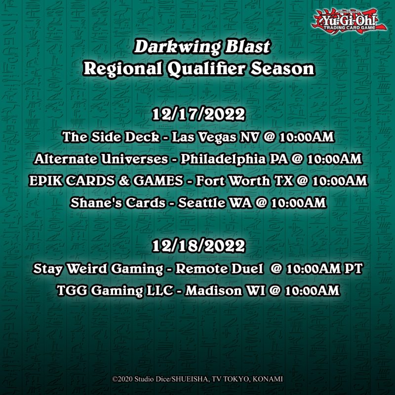 WCQ Regional Qualifiers for Darkwing Blast start this weekend!  Join a competi...