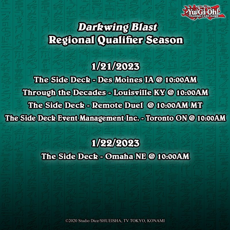 The WCQ Regional Qualifiers for Darkwing Blast are this weekend! Join a compet...