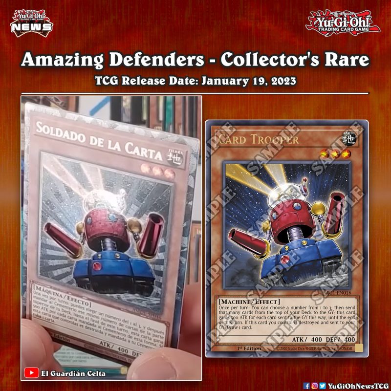 ❰𝗔𝗺𝗮𝘇𝗶𝗻𝗴 𝗗𝗲𝗳𝗲𝗻𝗱𝗲𝗿𝘀❱The 13th TCG Collector’s Rare card has been revealed by El G...