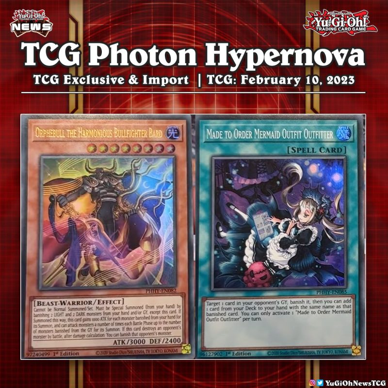 ❰𝗣𝗵𝗼𝘁𝗼𝗻 𝗛𝘆𝗽𝗲𝗿𝗻𝗼𝘃𝗮❱Here some TCG Exclusive & Import cards from the upcoming TCG ...