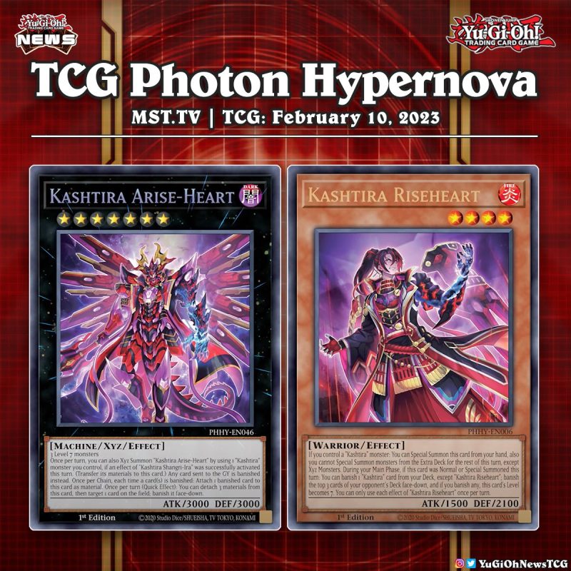 ❰𝗣𝗵𝗼𝘁𝗼𝗻 𝗛𝘆𝗽𝗲𝗿𝗻𝗼𝘃𝗮❱The new “KASHTIRA” cards have been revealed by MST TV #遊戯王 #Y...