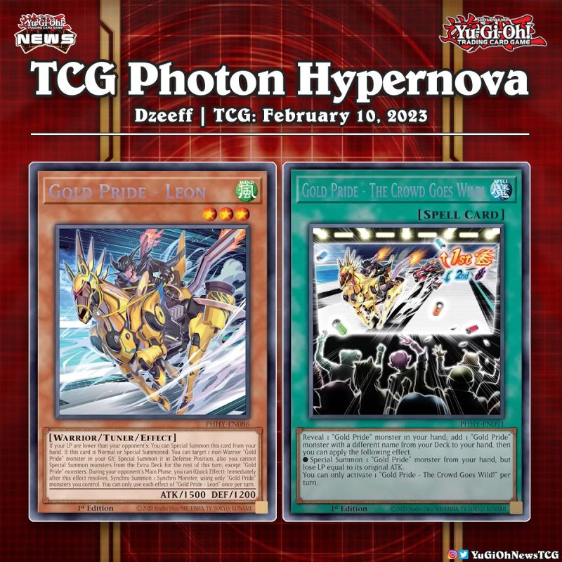 ❰𝗣𝗵𝗼𝘁𝗼𝗻 𝗛𝘆𝗽𝗲𝗿𝗻𝗼𝘃𝗮❱The new TCG exclusive theme for Photon Hypernova was revealed...