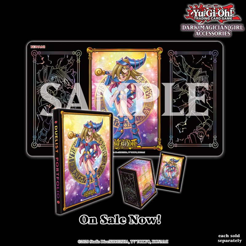 Keep your collection safe with the all-new Dark Magician Girl accessories! Now a...
